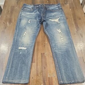 Cult Of Individuality Men's Greaser Straight Jeans